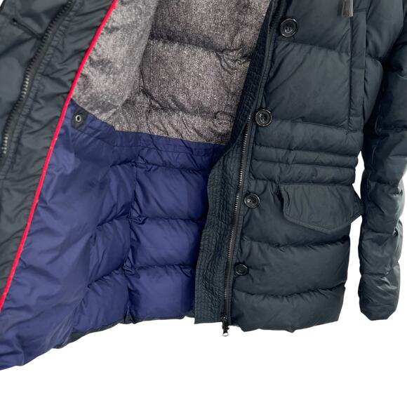 HETREGO Women's 90/10 premium down puffer natural fur hood trim jacket coat - Picture 4 of 14